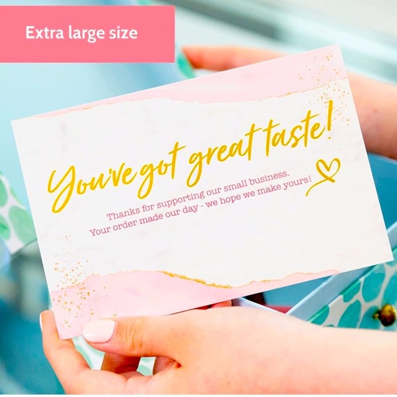 Office 25 Extra Large Thank You Cards 4 X 6 Poshmark